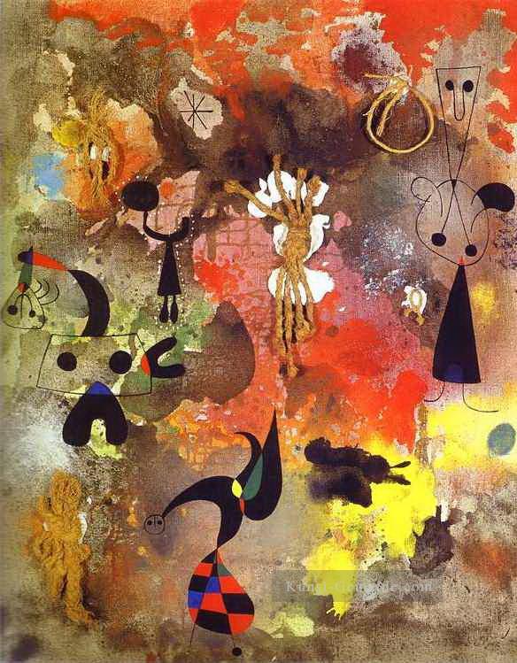 Gemälde 1950 Joan Miró Ölgemälde